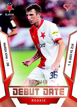Marek Icha Slavia Praha SportZoo FORTUNA:LIGA 2022/23 2. serie Debut Date Rookie /149 #DR-01